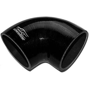 4-ply Silicone 90 Degree Elbow Radiator Hose Joiner Pipe Black 40mm 1.58"