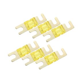ACROPIX 6pcs 120A AFS Mini ANL Fuse Replacement Electrical Protection for Car Truck Motorcycle Boat Audio CDs Car Parts