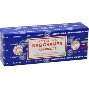EARTH Satya Nag Champa Premium Incense Sticks 250 GMS (Green Certified) - Naturally Hand Rolled Agarbatti- Perfect for Worshipping, Church, Aroma Therapy, Relaxation, Positivity,Yoga
