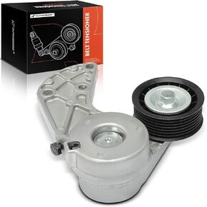 A-Premium Belt Tensioner Assembly with Pulley Compatible with Porsche Cayenne & Volkswagen Touareg 2004-2017 & Audi Q7 2007-2010 3.6L, Replace# 022145299E, 95510236100