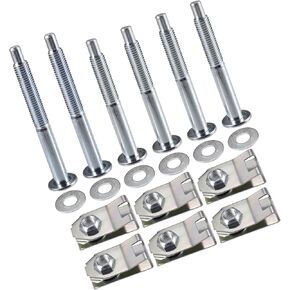Truck Bed Mounting Hardware Kit with Mount Bolt Retainer Clip Replacement for Ford for Ranger 1983-2011 for Mazda B2300 B2500 Replacement