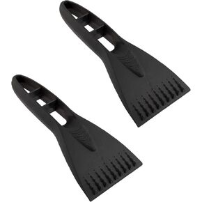 Heavy Duty Ice Scraper for Car Windshield - Pack of 2 - Window Winter Snow Cleaner Tool with Handle