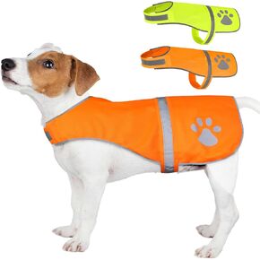Dog Reflective Vest - Adjustable Dog Safety Vest, High Visibility Dog Apparel for Outdoor Activities Walking Hunting (Green, Small) in Kuwait