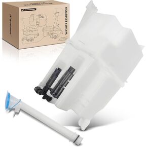 A-Premium Fit for Nissan Rogue 2014 2015 2016 Windshield Washer Tank Assembly with (Cap/Washer Pump/Filler Neck/Bracket), Replace# 289104BA0A