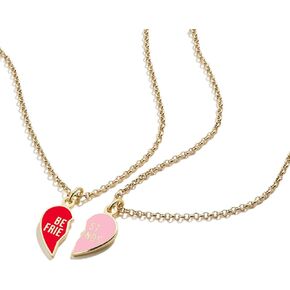Alex and Ani A22ENBF22SG,Color Infusion, Best Friends Set of 2 Necklaces,Shiny Gold,Pink, Necklaces