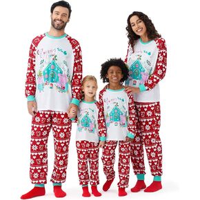 Peppa Pig Family Christmas Matching Pajamas Sets Santa Christmas Tree Print Xmas Pjs for Toddler Boys Girls Kids