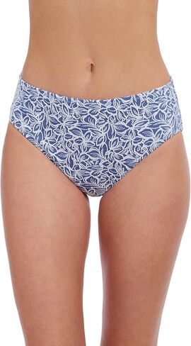 Profile by Gottex Plumeria Textured Leafy Print Stylish & Versatile Beachwear Women’s Mid-Rise Swimsuit Bottom Swim Essential in Kuwait