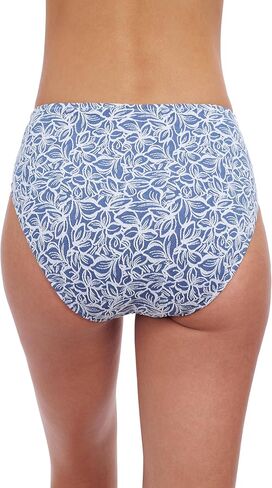 Profile by Gottex Plumeria Textured Leafy Print Stylish & Versatile Beachwear Women’s Mid-Rise Swimsuit Bottom Swim Essential in Kuwait