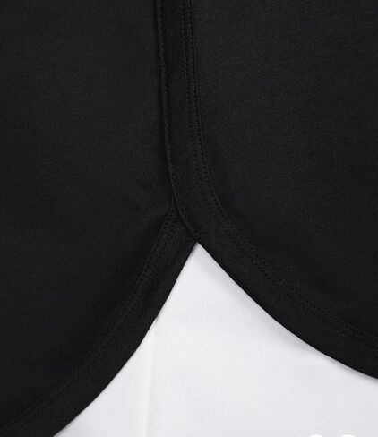 تيشيرت تونيك نسائي من Nike Sportswear بمقاس كبير أخضر (US، Alpha، 2X، Plus، عادي، أسود 010) in Saudi Arabia