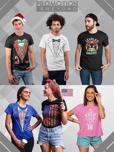 سانتا مساعد قزم عيد الميلاد زي جامبو طباعة الرجال / المرأة / الشباب تي شيرت / البلوز in Kuwait