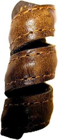 Leather Hair Beads, Dreads beads, Beard beads, Ponytail Wrap, Ponytail Holder, Hair Tie, Leather Wrap, cosplay hair, Hair Accessories, Women's hair, Men's hair (Small, Black) in Kuwait