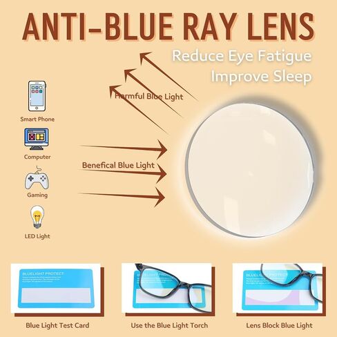 Blue Light Blocking Glasses Lightweight UV400 Anti Eyestrain Protection TV Computer Gaming for Women and Men in Kuwait