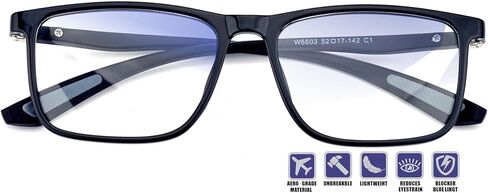 Distance Nearsighted Glasses For Men,Near Sighted Vision Driving Women Eyeglasses, See Farsighted Myopia TR90 Frame in Saudi Arabia