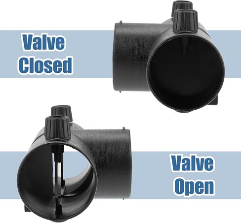 X AUTOHAUX 60mm Car Heater Warm 3 Way Air Ducting Elbow Pipe T Shape Outlet Connector Black Nylon in Saudi Arabia