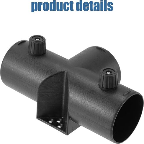 X AUTOHAUX 60mm Car Heater Warm 3 Way Air Ducting Elbow Pipe T Shape Outlet Connector Black Nylon in Saudi Arabia