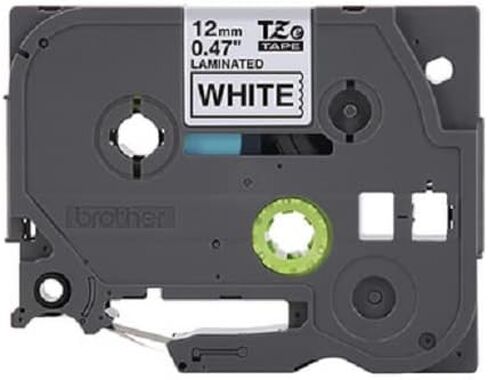 Brother Genuine P-Touch, TZe-231 2 Pack Tape (TZE2312PK) ½"(0.47") x 26.2 ft. (8m) 2-Pack Laminated P-Touch Tape, Black on White, Perfect for Indoor or Outdoor Use, Water Resistant, TZE2312PK, TZE231 in Kuwait