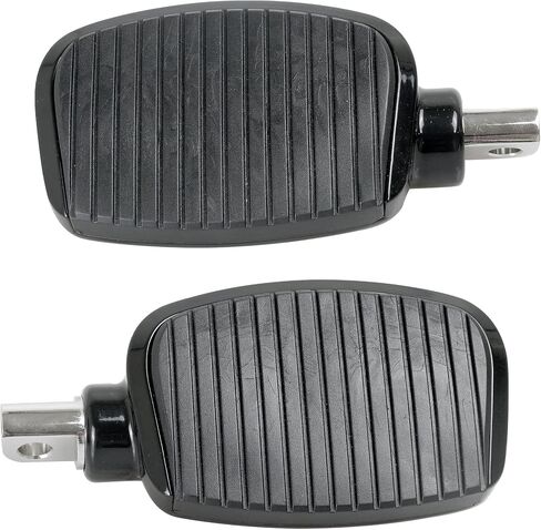 Motorcycle Passenger Mini Board Floorboards Footpegs Pedals Footrests Highway Pegs with Anti-Slip Rubber Universal for Harley Davidson Dyna Touring Honda Suzuki Yamaha Triumph (Black) in Kuwait