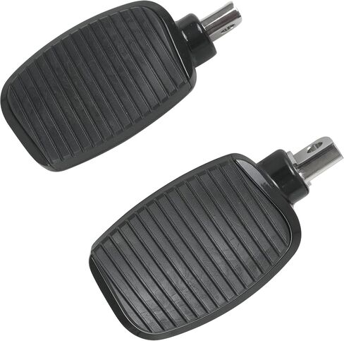 Motorcycle Passenger Mini Board Floorboards Footpegs Pedals Footrests Highway Pegs with Anti-Slip Rubber Universal for Harley Davidson Dyna Touring Honda Suzuki Yamaha Triumph (Black) in Kuwait