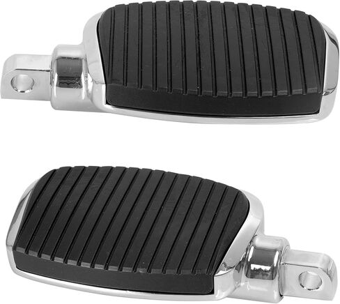 Motorcycle Passenger Mini Board Floorboards Footpegs Pedals Footrests Highway Pegs with Anti-Slip Rubber Universal for Harley Davidson Dyna Touring Honda Suzuki Yamaha Triumph (Black) in Kuwait