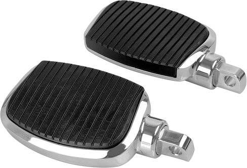 Motorcycle Passenger Mini Board Floorboards Footpegs Pedals Footrests Highway Pegs with Anti-Slip Rubber Universal for Harley Davidson Dyna Touring Honda Suzuki Yamaha Triumph (Black) in Kuwait