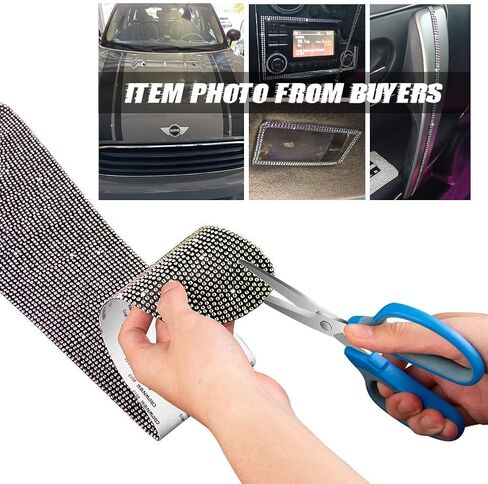 eing Bling Car Door Anti-Kick Pad Crystal Door Protective Pad Universal Anti-Kick Dirty Stickers Anti-Collision Stickers,4 Pack/Set(2 Pack for Front Door and 2 Pack for Back Seat Door), Pure White in Kuwait