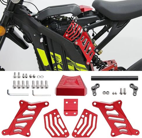 Body Seat Suspension Lift Kit, Seat Extenders Subframe Riser for Sur Ron Light Bee X and S Segway X160 X260,CNC Aluminum Anti-rust Durable Seat Raising Bracket for Surron Parts(Red) in Saudi Arabia