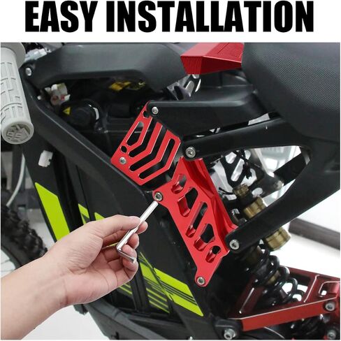 Body Seat Suspension Lift Kit, Seat Extenders Subframe Riser for Sur Ron Light Bee X and S Segway X160 X260,CNC Aluminum Anti-rust Durable Seat Raising Bracket for Surron Parts(Red) in Saudi Arabia