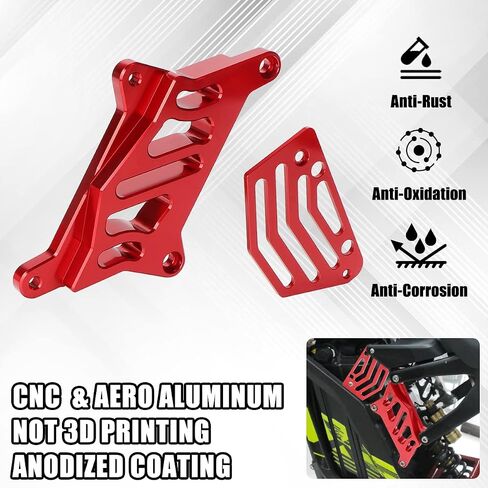 Body Seat Suspension Lift Kit, Seat Extenders Subframe Riser for Sur Ron Light Bee X and S Segway X160 X260,CNC Aluminum Anti-rust Durable Seat Raising Bracket for Surron Parts(Red) in Saudi Arabia