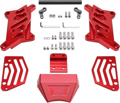 Body Seat Suspension Lift Kit, Seat Extenders Subframe Riser for Sur Ron Light Bee X and S Segway X160 X260,CNC Aluminum Anti-rust Durable Seat Raising Bracket for Surron Parts(Red) in Saudi Arabia