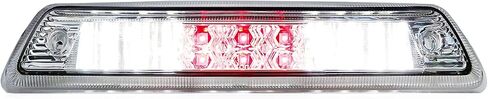 ل 2009-2014 فورد F-150 LED ارتفاع جبل 3rd ضوء الفرامل الذيل الثالث (الكروم الإسكان عدسة واضحة) in Saudi Arabia