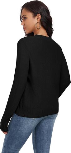 GRECERELLE Women Knit Cardigan Sweaters Long Sleeve Open Front Button Down Casual Trendy Jackets Outwear in Saudi Arabia