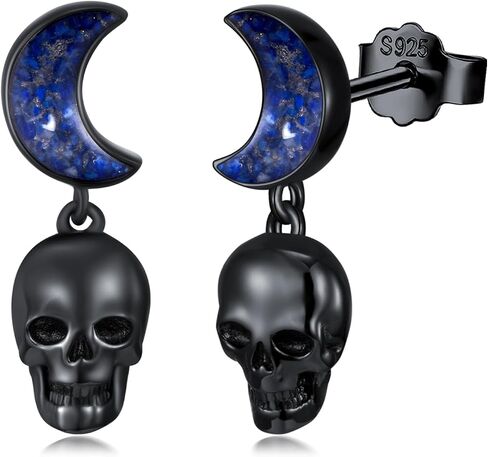 Cat/Bat Earrings for Women 925 Sterling Silver Cat Jewelry Dangle Earrings Gifts in Kuwait