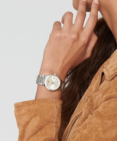 ساعة موفادو SE النسائية - حركة كوارتز سويسرية 3H، سوار من الفولاذ المقاوم للصدأ - مقاومة للماء حتى 5 ATM - ساعة عصرية فاخرة لها - 32 ملم in Kuwait