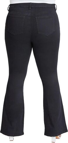 YMI Women's Plus Size Hyperdenim Super Stretchy Flare Jeans in Kuwait
