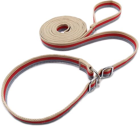 10FT / 15FT / 20FT Anti-Choke Slip Lead Dog Leash, 1" Wide Soft Thick Long Training Leash for Strong Small Medium Large Dogs (red-20ft) in Kuwait