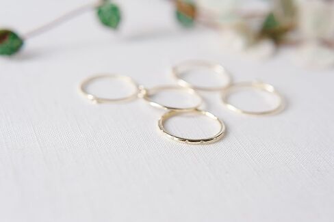 Honeycat Dotted Crystal Ring in Gold, Rose Gold, or Silver | Minimalist, Delicate Jewelry in Kuwait