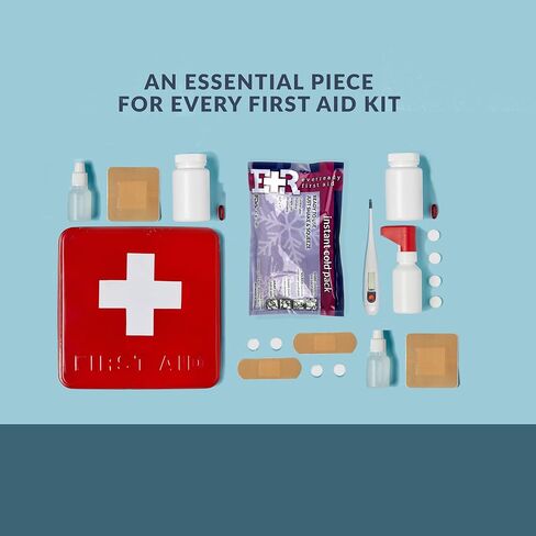 Ever Ready First Aid Disposable Cold Compress Therapy Instant Ice Pack for Injuries 4.5" x 7" - 125 Pack in Kuwait
