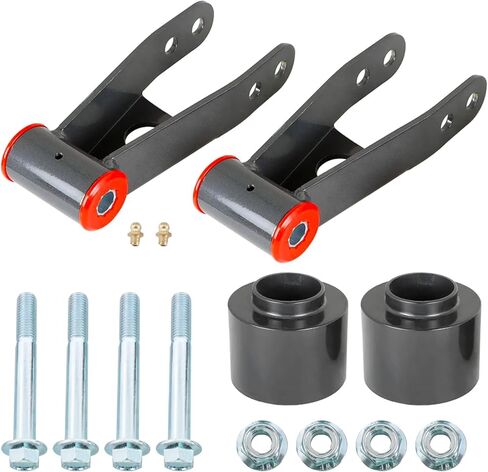 طقم رفع التسوية الكامل 3 بوصة أمامي 2 بوصة خلفي لسيارة جيب شيروكي XJ 2WD 4WD 1984-2001 in Kuwait