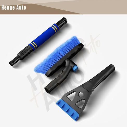 Ice Scrapers for Car Windshield Snow Brush 360 Pivoting Head 32 Inch Extendable for Truck SUV Vehicle Windshield 3-in-1(Blue 1 Pcs) in Saudi Arabia