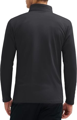 MAGCOMSEN Mens Quarter Zip Pullover Jacket Fleece Lined Golf Water Resistant Warm Sweatshirt 2 Zipper Pockets Winter in Kuwait