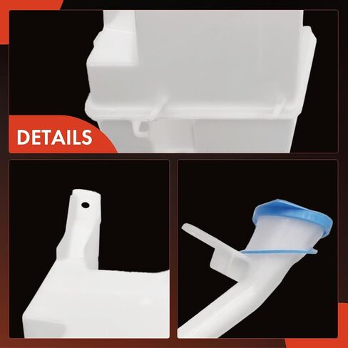 A-Premium Fit for Nissan Rogue 2014 2015 2016 Windshield Washer Tank Assembly with (Cap/Washer Pump/Filler Neck/Bracket), Replace# 289104BA0A in Saudi Arabia