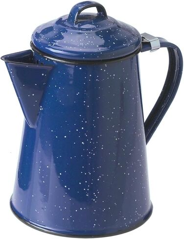 GSI Outdoors Enamel Coffee Pot to Store Hot Coffee, Tea for Camping & Farmhouse - 8 Cup in Saudi Arabia