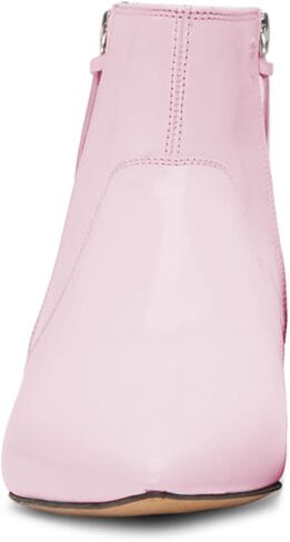 XYD Women's Formal Pointed Closed Toe Flats Ankle Boots Low Heel Booties Office Dress Shoes with Double Side Zippers in Kuwait