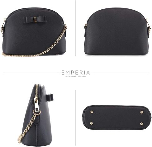 Emperia Small Cute Faux Leather Dome Series Crossbody Bags Shoulder Bag Purse Handbags for Women in Saudi Arabia