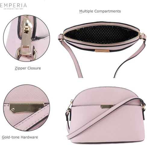 Emperia Small Cute Faux Leather Dome Series Crossbody Bags Shoulder Bag Purse Handbags for Women in Saudi Arabia