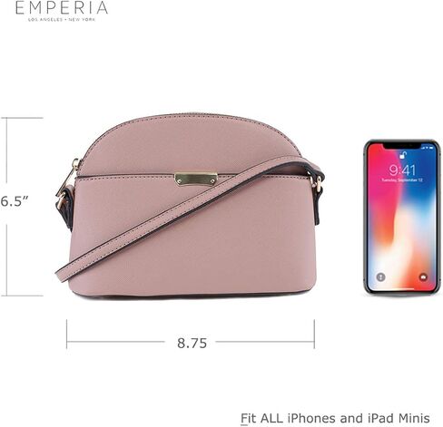 Emperia Small Cute Faux Leather Dome Series Crossbody Bags Shoulder Bag Purse Handbags for Women in Saudi Arabia