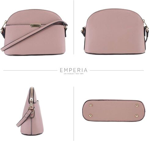 Emperia Small Cute Faux Leather Dome Series Crossbody Bags Shoulder Bag Purse Handbags for Women in Saudi Arabia