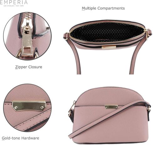 Emperia Small Cute Faux Leather Dome Series Crossbody Bags Shoulder Bag Purse Handbags for Women in Saudi Arabia