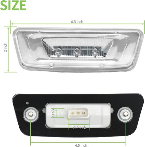 قطعتان من مصابيح إشارة الانعطاف الجانبية LED متوافقة مع Kenworth T680 T700 T880 Peterbilt 576، عدسة كهرمانية ضوء كهرماني ضوء أمامي للحاجز الأمامي، مصابيح مستطيلة لسقف الكابينة (العنبر) in Kuwait