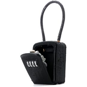 Protable Key Storage Security Lock,V-Resourcing® Door Knob Mounted Re-settable 4 Digit Combination Lock Box,to Share and Secure Keys for Home,Office,Garage, Airbnb etc